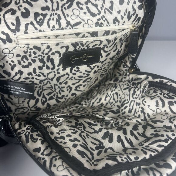 Jessica Simpson Womens Backpack Black Puffer Quilt Meteorite Portia Backpack NWT - Picture 6 of 7